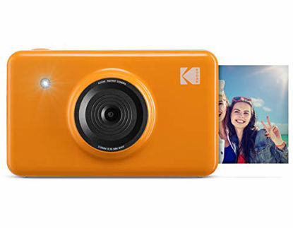 Picture of Kodak Mini Shot Wireless Instant Digital Camera & Social Media Portable Photo Printer, LCD Display, Premium Quality Full Color Prints, Compatible w/iOS & Android (Yellow) (KOD-MSY)