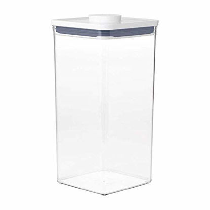 Picture of OXO Good Grips POP Container - Airtight Food Storage - 6.0 Qt for Bulk Food and More,Transparent,6.0 Qt - Square - Bulk Food