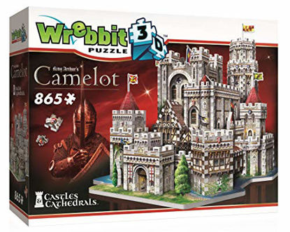 Picture of WREBBIT 3D King Arthur's Camelot 3D Jigsaw Puzzle (865-Piece), Multicolor, W3D-2016