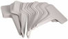 Picture of 200pcs T-Type PVC Waterproof T Tag Plant Markers - Premium Nursery Garden Labels - Eco Friendly - Greyish White (6 x 10cm)