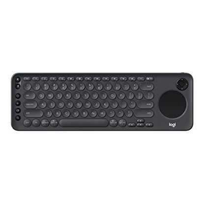 Picture of Logitech K600 TV - TV Keyboard with Integrated Touchpad and D-Pad Compatible with Smart TV - Graphite Black