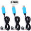 Picture of EVISWIY PL2303TA USB to TTL Serial Cable Debug Console Cable for Raspberry Pi 3 Pack