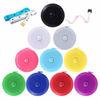 Picture of Soft Retractable Sewing Tape Measure, Cloth Waist Body Measuring Tape, 60in&150cm Markings, Flexible Ruler for Tailor Dressmaker, Pack of 10 by MUZHI
