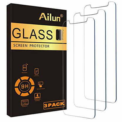 Picture of Ailun Glass Screen Protector Compatible for iPhone 11/iPhone XR, 6.1 Inch 3 Pack Tempered Glass