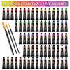 Picture of Acrylic Paint Set, Shuttle Art 66 Colors 22ml/Tube with 3 Paint Brushes, Professional Quality, Rich Pigments, Non-Toxic for Artists Beginners and Kids Painting on Canvas Wood Clay Fabric Ceramic Craft