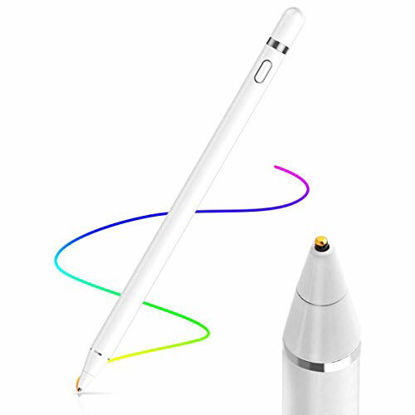 Picture of AICase Active Stylus Pen 1.45mm High Precision and Sensitivity Point Capacitive Stylus Compatible for Phone iPad Pro iPad Air 2 Tablets, Work at iOS and Android Capacitive Touchscreen