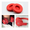 Picture of Beats Solo Replacement Ear Pads by Link Dream - Replacement Ear Cushions Kit Memory Foam Earpads Cushion Cover for Solo 2.0/3.0 Wireless Headphone 2 Pieces (Red)