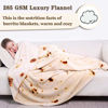 Picture of mermaker Burritos Tortilla Blanket 2.0 Double Sided 71 inches for Adult and Kids, Giant Funny Realistic Food Throw Blanket, 285 GSM Novelty Soft Flannel Taco Blanket (Yellow Blanket-Double Sided)