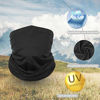 Picture of Achiou Neck Gaiter Face Mask Scarf Dust Sun Protection Cool Lightweight Windproof, Breathable Fishing Hiking Running Cycling Black