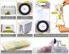 Picture of Brieftons 10-Blade Spiralizer: Strongest-and-Heaviest Vegetable Spiral Slicer, Best Veggie Pasta Spaghetti Maker for Low Carb / Paleo / Gluten-Free, With Blade Caddy, Container, Lid & 4 Recipe Ebooks