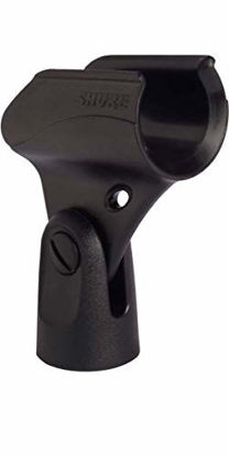 Picture of Shure A25D Microphone Clip - Break Resistant Stand Adapter for Handheld Wired Mics with ¾ Barrel Diameter