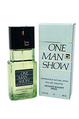 Picture of Jacques Bogart One Man Show For Men. Eau De Toilette Spray 3.3 Ounces