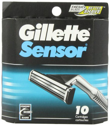Picture of Gillette Sensor Cartridges 10 Count (Pack of 2)