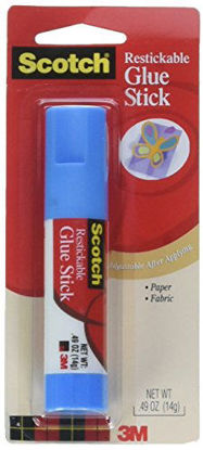 Picture of Removable Restickable Glue Stick, .49oz, Repositionable Stick