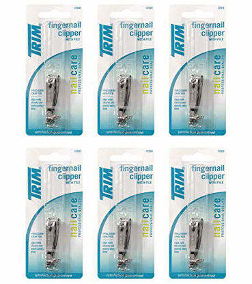 Picture of Trim Nailcare Fingernail Steel Clipper with File, Item Number 12500 (Pack of 6)