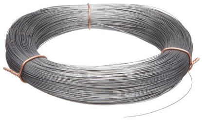 Picture of High Carbon Steel Wire, Mill Finish #2B (Smooth) Finish, Grade #2B Smooth, Full Hard Temper, Meets ASTM A228 Specifications, 0.029" Diameter, 446' Length, Precision