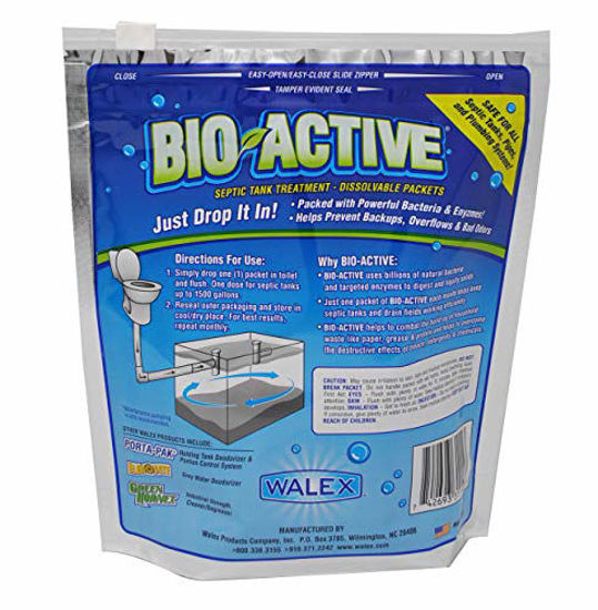 GetUSCart- Walex BIO-31112 Bio-Active Drop-Ins Septic Additive, 12 Pack ...