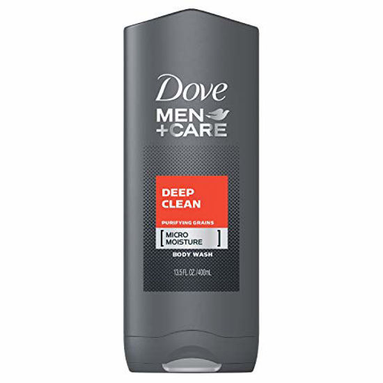 Picture of Dove Men+Care Body Wash Deep Clean 13.5 oz for Healthier, Hydrated and Stronger Skin Effectively Washes Away Bacteria While Nourishing Your Skin