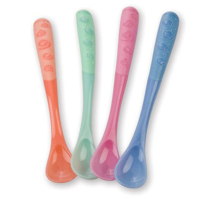 Picture of Nuby 4-Pack Hot Safe Spoons
