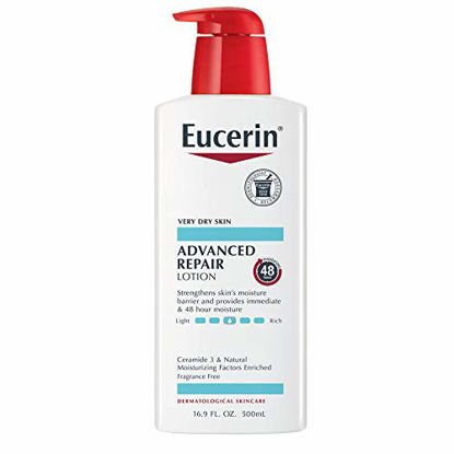 Picture of Eucerin Advanced Repair Lotion, Fragrance Free, 16.9 Fl Oz