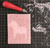 Picture of Speedball Speedy-Carve Block Printing Carving Block, Rectangle, Pink, 3 x 4 Inches