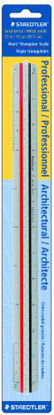 Picture of Staedtler 12-Inch Architect Metal Triangular Scale