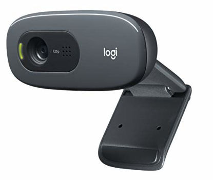 Picture of Logitech C270 Desktop or Laptop Webcam, HD 720p Widescreen for Video Calling and Recording
