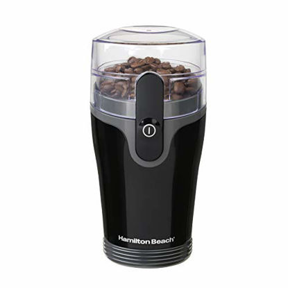 Picture of Hamilton Beach Fresh Grind 4.5oz Electric Coffee Grinder for Beans, Spices and More, Stainless Steel Blades, Black