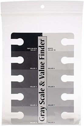 Picture of Color Wheel 245557 3505 Gray Scale and Value Finder, Black/White