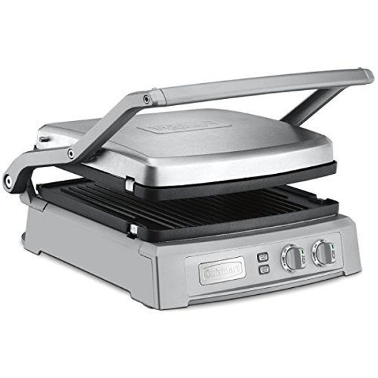 GetUSCart Cuisinart GR150P1 GR150 Griddler Deluxe, Brushed Stainless