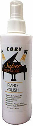 Picture of Cory Super High Gloss Piano Polish - 1 Bottle, 4 Ounce Spray for Pianos with High Gloss Finishes