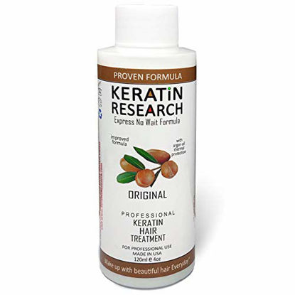 Picture of Complex Brazilian Keratin Blowout Hair Treatment 120ml Professional Results Straightens and Smooths Hair (KT 120ml (Keratin Treatment only))