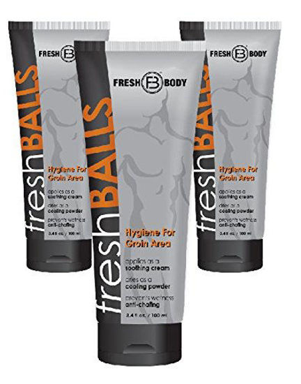 Picture of Fresh Balls Lotion The Solution for Men - 3 Pack - 3.4 Oz