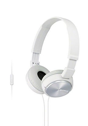 Picture of Sony MDRZX310AP Over-Head Headphones, White