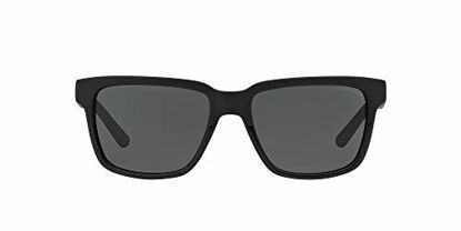 Picture of AX Armani Exchange mens Ax4026s Sunglasses, Black Matte Black, 56 mm US