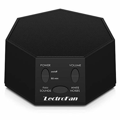 Picture of Adaptive Sound Technologies LectroFan High Fidelity White Noise Sound Machine with 20 Unique Non-Looping Fan and White Noise Sounds and Sleep Timer