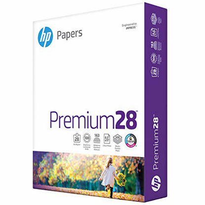 Picture of HP Printer Paper 8.5x11 Premium 28 lb 1 Ream 500 Sheets 100 Bright Made in USA FSC Certified Copy Paper HP Compatible 205200R