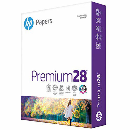 HP Printer Paper | 8.5 x 11 Paper | Office 20 lb | 1 Ream - 500 Sheets | 92  Bright | Made in USA - FSC Certified | 172160R