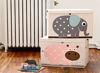 Picture of 3 Sprouts Kids Toy Chest - Storage Trunk for Boys and Girls Room, Hippo