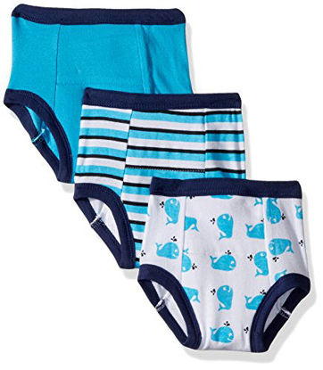 Picture of Luvable Friends Unisex Baby Cotton Training Pants, Whale, 4 Toddler