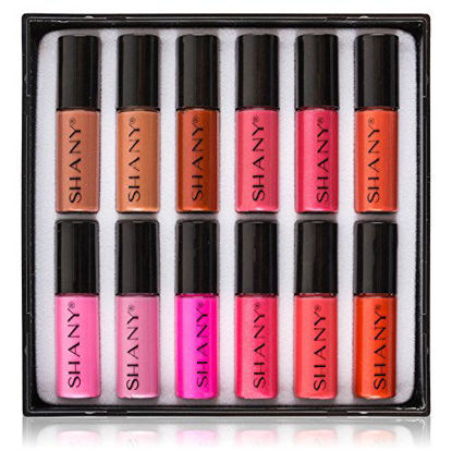 Picture of SHANY All That She Wants - Set of 12 Matte, Pearl, and Shimmer Mini Lipgloss Set