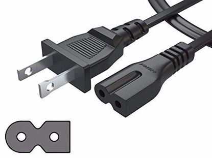 Picture of Pwr+ 3Ft 2 Prong Polarized-Power-Cord for Bose-Companion 3, 5 Multimedia Speaker System; Bose-SoundDock 10, Bose-SoundTouch 20 30; Bose-Acoustimass 15 16 Series II; Bose Solo 15 Wall Cable