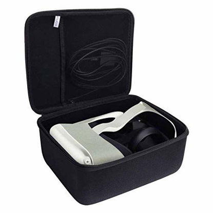 Picture of Aenllosi Hard Carrying Case Compatible with Oculus Quest 2 & Quest VR Gaming Headset (Black)