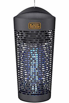Picture of BLACK+DECKER Outdoor | Electric UV & Killer for Flies, Mosqitoes, Gnats & Other Small to Large Flying Pests | ½ Acre Coverage for Home, Deck, Garden, Patio, Camping & More