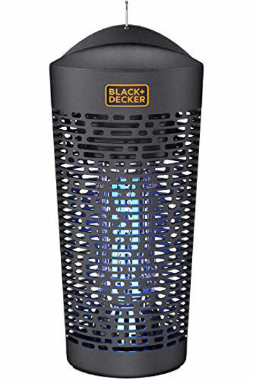 Picture of BLACK+DECKER Outdoor | Electric UV & Killer for Flies, Mosqitoes, Gnats & Other Small to Large Flying Pests | ½ Acre Coverage for Home, Deck, Garden, Patio, Camping & More