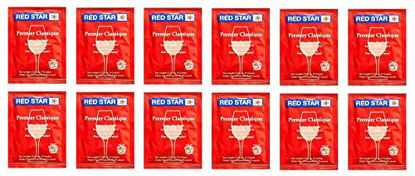 Picture of Red Star Premier Classique Wine Yeast - Pack of 12 - North Mountain Supply Fresh Yeast