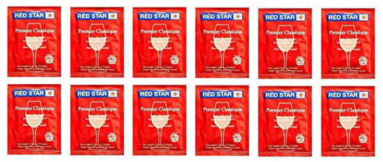 Picture of Red Star Premier Classique Wine Yeast - Pack of 12 - North Mountain Supply Fresh Yeast