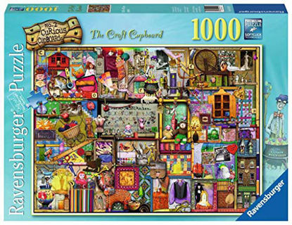 Picture of Ravensburger The Craft Cupboard Puzzle 1000 Piece Jigsaw Puzzle for Adults - Every piece is unique, Softclick technology Means Pieces Fit Together Perfectly
