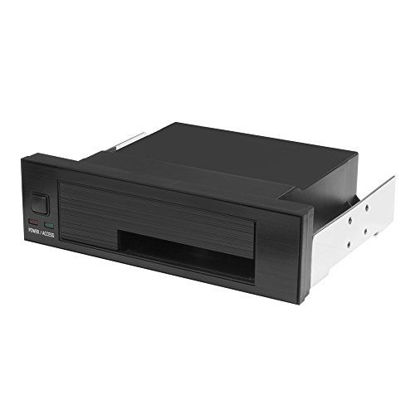 Picture of Kingwin Universal Hot Swap Mobile Rack For 2.5 or 3.5 SSD/HDD, Internal Tray-Less SATA Hard Drive Backplane Enclosure, Support SATA I/II/III & SAS I/II 6Gbps and [Optimized for 2.5 or 3.5 SSD/HDD]
