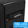 Picture of Kingwin Universal Hot Swap Mobile Rack For 2.5 or 3.5 SSD/HDD, Internal Tray-Less SATA Hard Drive Backplane Enclosure, Support SATA I/II/III & SAS I/II 6Gbps and [Optimized for 2.5 or 3.5 SSD/HDD]